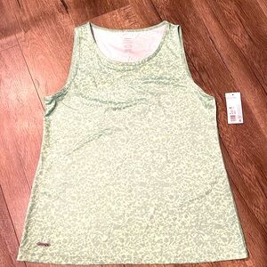 Women’s Jockey tank top. Brand new with tags lime green pattern.